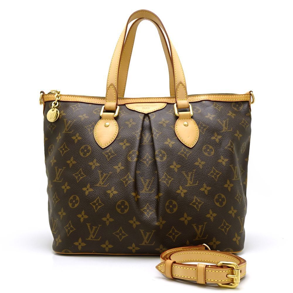 Louis Vuitton Monogram Palermo PM Brown 2WAY Bag